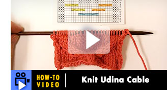 Hoe-to-Video: Knit Udina Cable