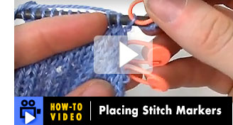Hoe-to-Video: Placing Stitch Markers