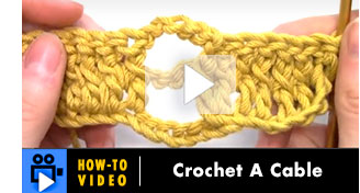 Hoe-to-Video: Crochet a cable