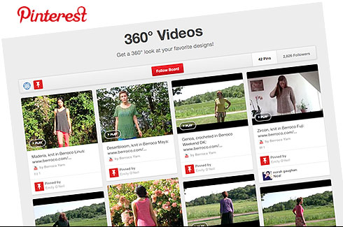 Pinterest, 360° View Videos