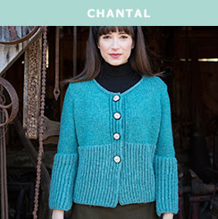 Chantal, knit in Berroco Ultra® Alpaca & Ultra® Alpaca Light