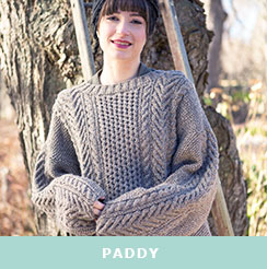 Paddy, knit in Blackstone Tweed®