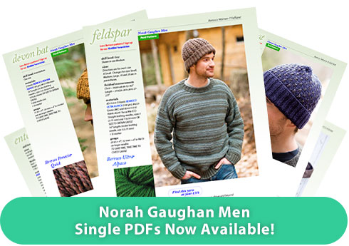 Norah Gaughan Men - Single PDFs Now Available!