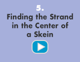 Finding the Strand in the Center of a Skein - video