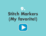 Stitch Markers - video