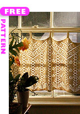 Christine's Curtains, free pattern