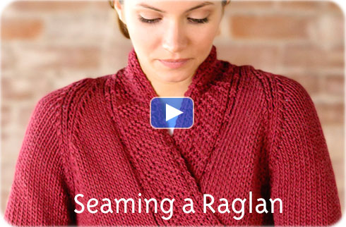 How To Video - Seaming a Raglan