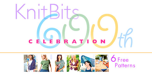 KnitBits 600th Celebration - 6 Free Patterns