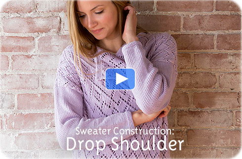 How To Video - Sweater Construction, Drop Shoulder