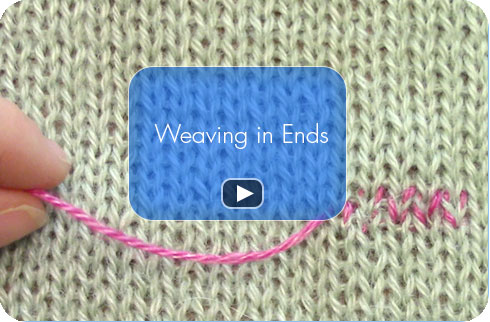 How To Video - Weaving in Ends